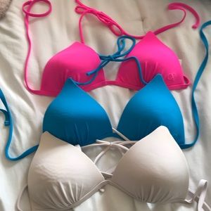 Three op swimsuit tops